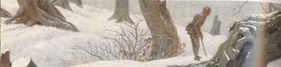 Caspar David Friedrich detail Winter landscape (mk10)